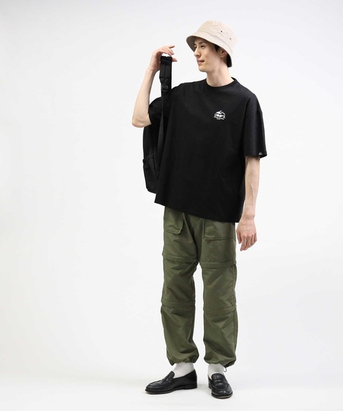 CAMP7(キャンプセブン)の「【CAMP7】バックプリントTシャツ(Tシャツ/カットソー・メンズ・グリーン/ホワイト/ブラック・XL/L/M/S)」の7枚目の写真