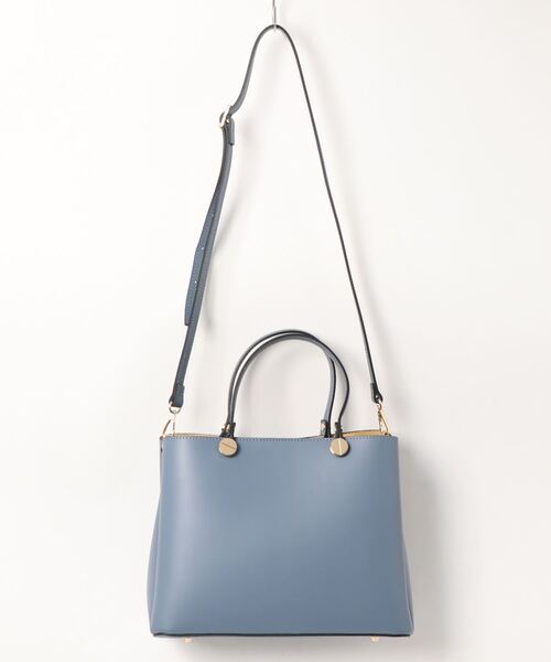 MARCO BIANCHINI（マルコビアンチーニ）の「【Marco Bianchini/マルコビアンキーニ】 2way ハンドバッグ（ハンドバッグ・レディース・ブラック/ベージュ/ライトベージュ/ブルー・FREE）」の4枚目の写真