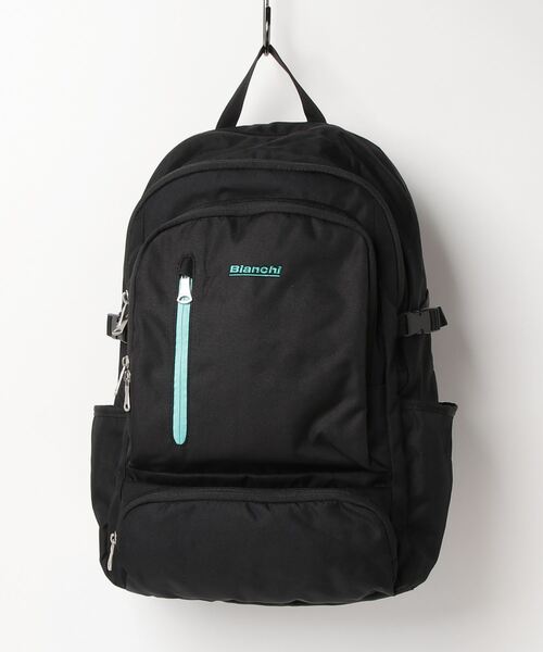 Bianchi(ビアンキ)の「ビアンキ【Bianchi】デイバッグ(バックパック/リュック・メンズ・ベージュ/ブラック×ブルー/ブルー/グレー/マルチ・フリー)」の2枚目の写真
