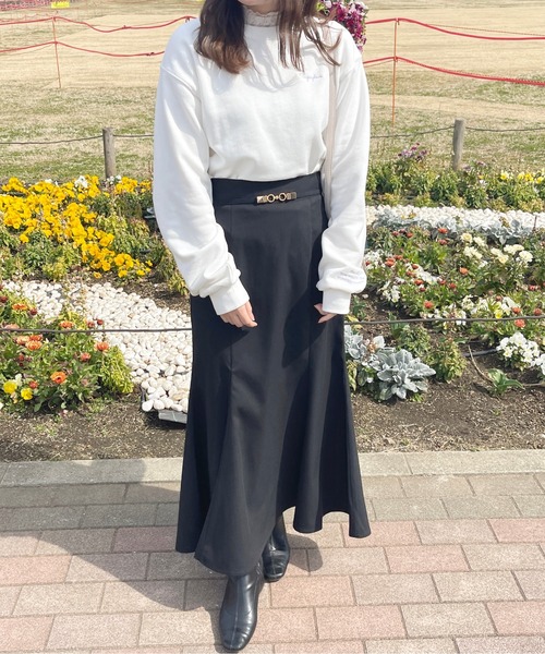 apres jour(アプレジュール)の「刺繍デザインショート丈スウェット【ZOZOTOWN限定アイテム】(スウェット・レディース・杢グレー/オフホワイト/ライトピンク・フリー/X-LARGE)」の11枚目の写真