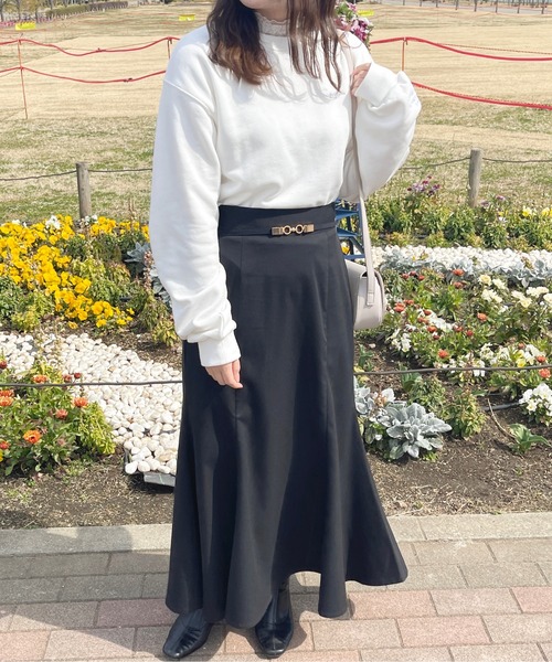apres jour(アプレジュール)の「刺繍デザインショート丈スウェット【ZOZOTOWN限定アイテム】(スウェット・レディース・杢グレー/オフホワイト/ライトピンク・フリー/X-LARGE)」の12枚目の写真