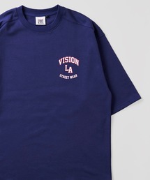 VISION STREET WEAR（ヴィジョンストリートウェア）の「【VISION STREET WEAR】ベースボールロゴ裏毛クルーネックTシャツ（Tシャツ/カットソー・メンズ）」