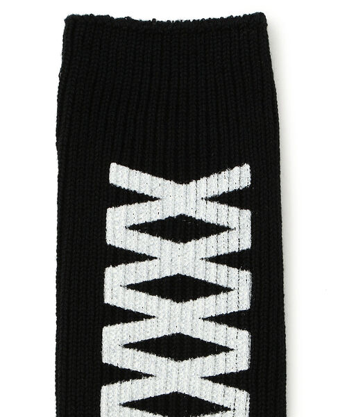 MARCOMONDE（マルコモンド）の「MARCOMONDE（マルコモンド）ONMM/XXXXX ソックス/メンズ（ソックス/靴下・メンズ・ホワイト/ブラック・FREE）」の5枚目の写真