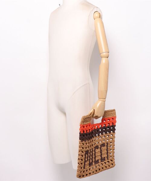 EMILIO PUCCI（エミリオプッチ）の「BAGS - DAY BAG - TOTE BAG（トートバッグ・レディース・ブラウン/ホワイト・ONE SIZE）」の7枚目の写真
