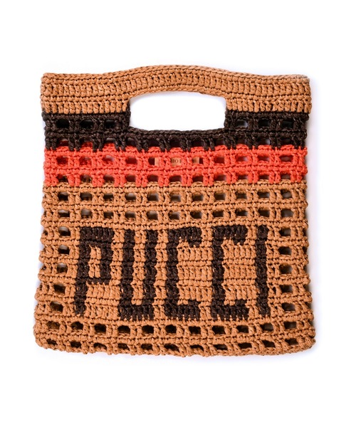 EMILIO PUCCI（エミリオプッチ）の「BAGS - DAY BAG - TOTE BAG（トートバッグ・レディース・ブラウン/ホワイト・ONE SIZE）」の2枚目の写真