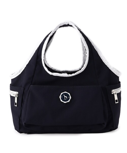 adabat（アダバット）の「◆カートポーチ（ハンドバッグ・レディース・ネイビー/ホワイト/レモンイエロー・00）」の2枚目の写真