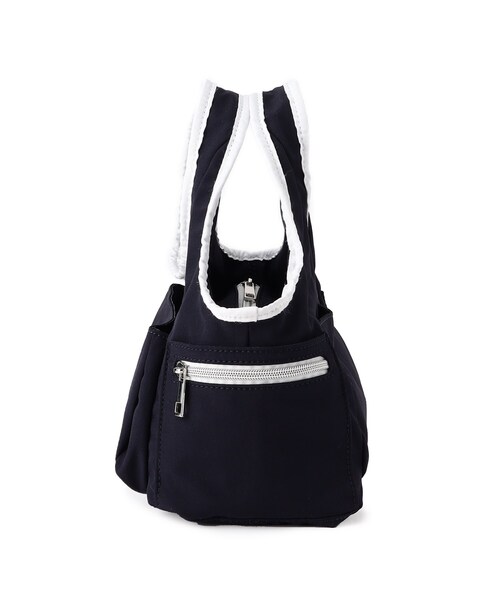 adabat（アダバット）の「◆カートポーチ（ハンドバッグ・レディース・ネイビー/ホワイト/レモンイエロー・00）」の5枚目の写真