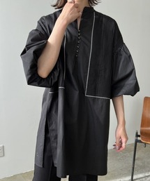 Amiur | front pleats puff sleeve blouse(シャツ/ブラウス)