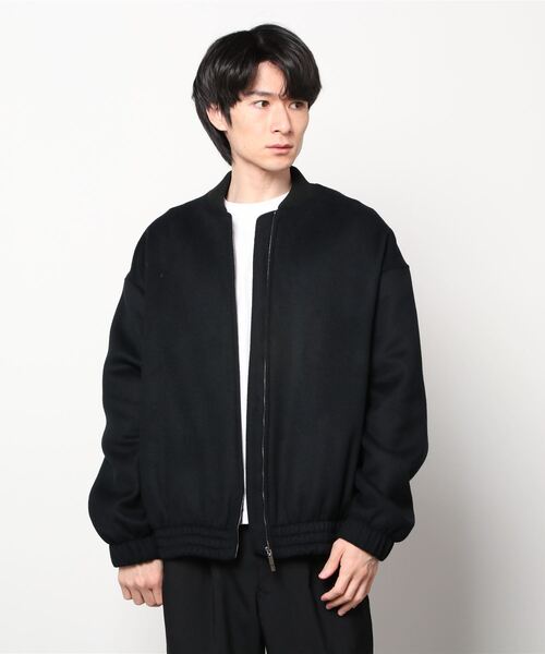 【美品】COLUMN ソリッドウールMA-1ブルゾン ブラウン COLUMN（コラム）の「COLUMN / ソリッドウールMA-1ブルゾン