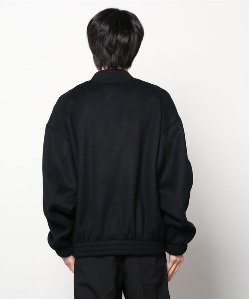 【美品】COLUMN ソリッドウールMA-1ブルゾン ブラウン COLUMN（コラム）の「COLUMN / ソリッドウールMA-1ブルゾン