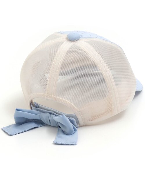 apres les cours(アプレレクール)の「リボンメッシュキャップ(キャップ・キッズ・チェック/ラベンダー/サックスブルー・58/54/50)」の12枚目の写真