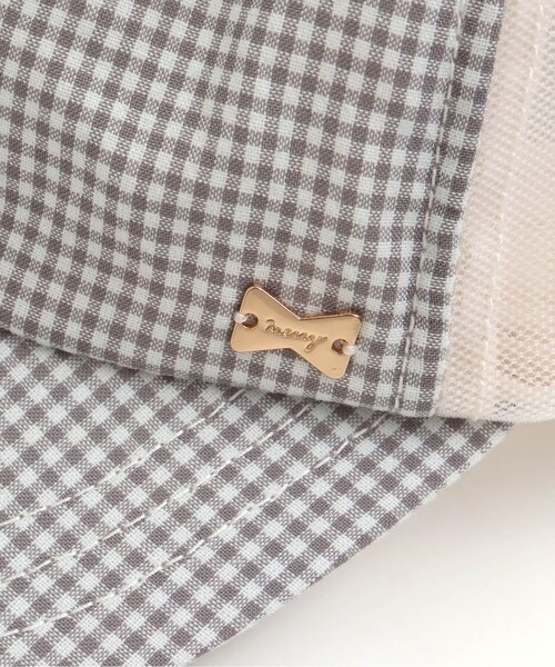 apres les cours(アプレレクール)の「リボンメッシュキャップ(キャップ・キッズ・チェック/ラベンダー/サックスブルー・58/54/50)」の15枚目の写真
