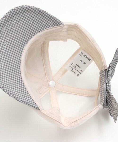 apres les cours(アプレレクール)の「リボンメッシュキャップ(キャップ・キッズ・チェック/ラベンダー/サックスブルー・58/54/50)」の18枚目の写真