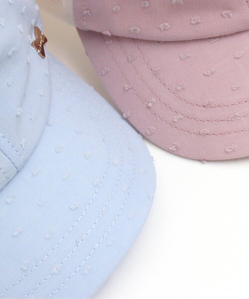 apres les cours(アプレレクール)の「リボンメッシュキャップ(キャップ・キッズ・チェック/ラベンダー/サックスブルー・58/54/50)」の19枚目の写真