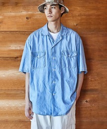 orSlow | orSlow | ハーフスリーブ オフィサーシャツ BLUE MEN(シャツ/ブラウス)