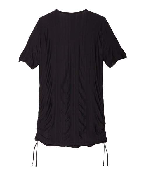 TORNADO MART（トルネードマート）の「TORNADO MART∴ランダムストライプドロスト半袖カットソー（Tシャツ/カットソー・メンズ・アイボリー/ブラック・L/LL/M）」の13枚目の写真