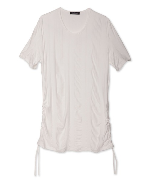 TORNADO MART（トルネードマート）の「TORNADO MART∴ランダムストライプドロスト半袖カットソー（Tシャツ/カットソー・メンズ・アイボリー/ブラック・L/LL/M）」の12枚目の写真