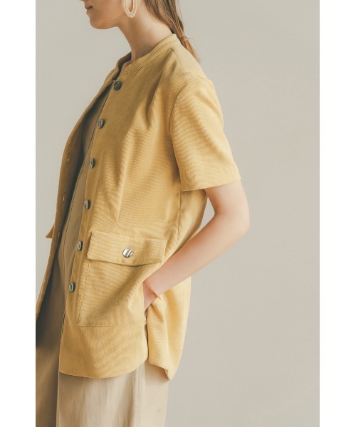 CLANE（クラネ）の「CLANE/クラネ/CORDUROY STAND COLLAR SHT（シャツ