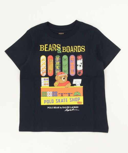 POLO RALPH LAUREN CHILDRENSWEAR(ポロ ラルフ ローレン チルドレンズウェア)の「Polo ベア コットン ジャージー Tシャツ(Tシャツ/カットソー・キッズ・ネイビー系1・4/7/6)」の4枚目の写真