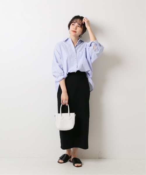 Spick and Span 【新品タグ】ミニ裏毛ビックTシャツとタイトスカート Spick and Span]ミニ裏毛タイトスカート◇[品番：BYCW0003946]｜B.C