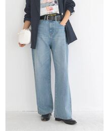 Ungrid | ハイウエストオーガニックコットンルーズデニム(デニムパンツ)