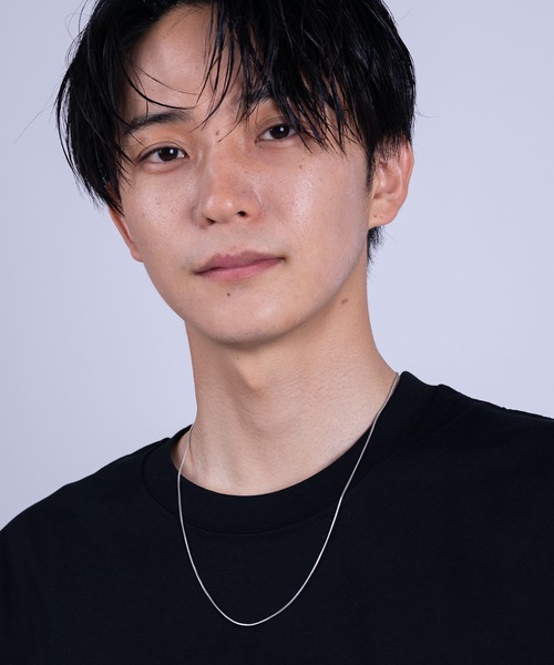 HYPE（ハイプ）の「【HYPE】ハイプ/ [シルバー]1mmスネークチェーン ネックレス/50cm,55cm,60cm（ネックレス・メンズ・シルバー・50cm/60cm/55cm）」の2枚目の写真