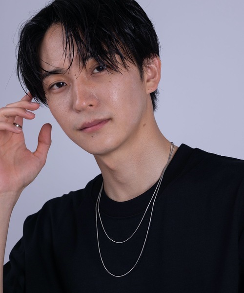 HYPE（ハイプ）の「【HYPE】ハイプ/ [シルバー]1mmスネークチェーン ネックレス/50cm,55cm,60cm（ネックレス・メンズ・シルバー・50cm/60cm/55cm）」の12枚目の写真