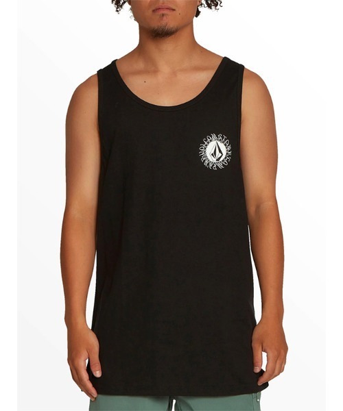 VOLCOM（ボルコム）の「【VOLCOM】EXUDER TANK（タンクトップ・メンズ・ブラック/ホワイト・MEDIUM/LARGE）」の2枚目の写真