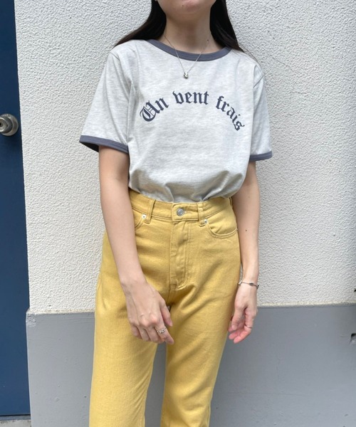 ＪＵＧＬＡＮＳ（ユグランス）の「☆ トレンドライク。オールドロゴプリントルーズリンガーTシャツ　251357（Tシャツ/カットソー・レディース・ホワイト/アイボリー/オートミール・FREE）」の13枚目の写真