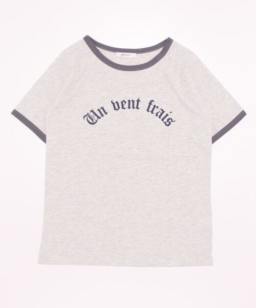 ＪＵＧＬＡＮＳ（ユグランス）の「☆ トレンドライク。オールドロゴプリントルーズリンガーTシャツ　251357（Tシャツ/カットソー・レディース・ホワイト/アイボリー/オートミール・FREE）」の17枚目の写真