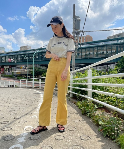 ＪＵＧＬＡＮＳ（ユグランス）の「☆ トレンドライク。オールドロゴプリントルーズリンガーTシャツ　251357（Tシャツ/カットソー・レディース・ホワイト/アイボリー/オートミール・FREE）」の15枚目の写真