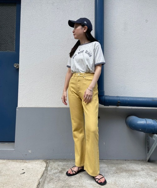 ＪＵＧＬＡＮＳ（ユグランス）の「☆ トレンドライク。オールドロゴプリントルーズリンガーTシャツ　251357（Tシャツ/カットソー・レディース・ホワイト/アイボリー/オートミール・FREE）」の12枚目の写真