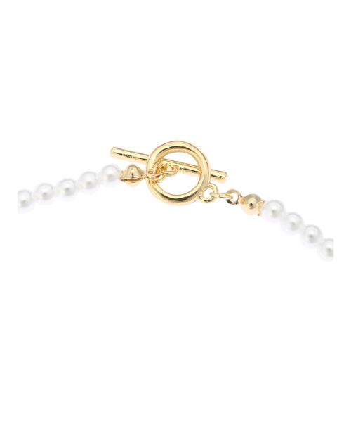 AMERICAN HOLIC（アメリカンホリック）の「天然石×変形パールMIXネックレス（ネックレス・レディース・ホワイト/ピンク・FREE）」の13枚目の写真