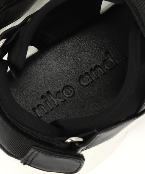 niko and...（ニコアンド）の「オリジナルテープベルトサンダル（スリッポン・レディース・ブラック/レッド/アイボリー・SMALL/MEDIUM/LARGE）」の11枚目の写真