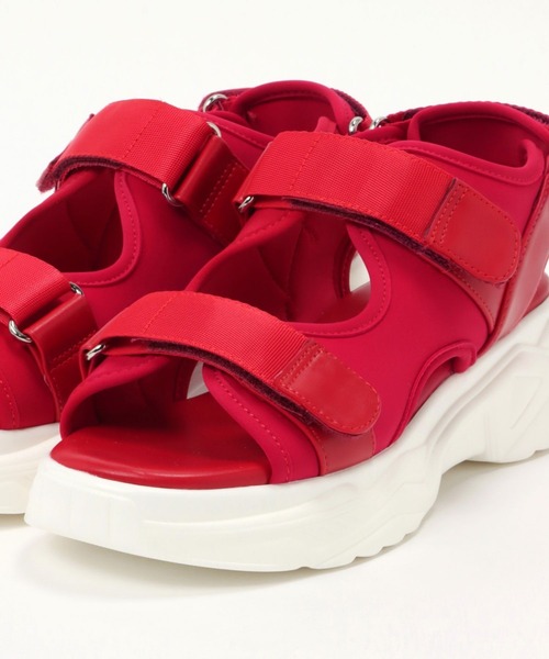 niko and...（ニコアンド）の「オリジナルテープベルトサンダル（スリッポン・レディース・ブラック/レッド/アイボリー・SMALL/MEDIUM/LARGE）」の12枚目の写真
