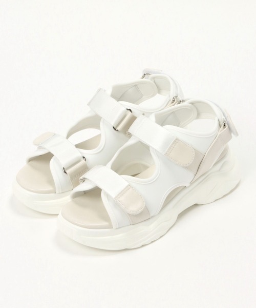 niko and...（ニコアンド）の「オリジナルテープベルトサンダル（スリッポン・レディース・ブラック/レッド/アイボリー・SMALL/MEDIUM/LARGE）」の19枚目の写真