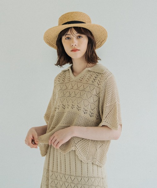 idem(イデム)の「【ZOZOTOWN限定】summer knit tops/サマーニットトップス(ニット/セーター・レディース・ブラック/イエロー/アイボリー・FREE)」の14枚目の写真