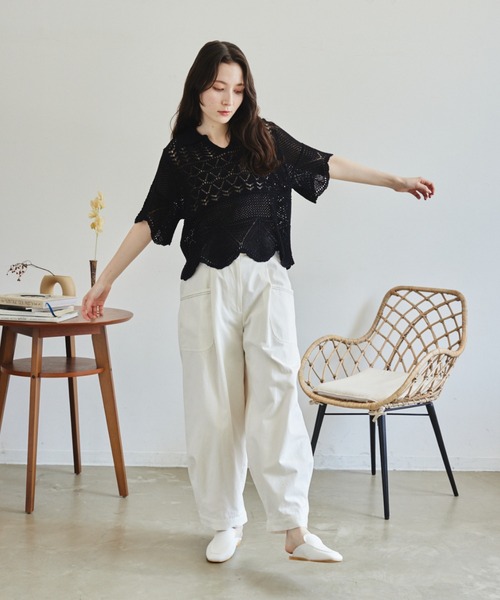 idem（イデム）の「【ZOZOTOWN限定】summer knit tops/サマー