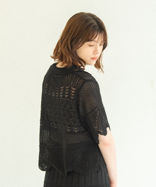 idem(イデム)の「【ZOZOTOWN限定】summer knit tops/サマーニットトップス(ニット/セーター・レディース・ブラック/イエロー/アイボリー・FREE)」の18枚目の写真