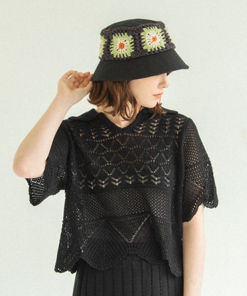 idem(イデム)の「【ZOZOTOWN限定】summer knit tops/サマーニットトップス(ニット/セーター・レディース・ブラック/イエロー/アイボリー・FREE)」の10枚目の写真