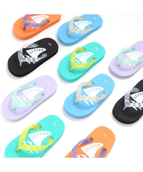 BREEZE（ブリーズ）の「カラバリビーチサンダル（サンダル・キッズ・ブラック/オレンジ/ブルー/グリーン/ラベンダー・15 /20/18/17/19/16）」の6枚目の写真