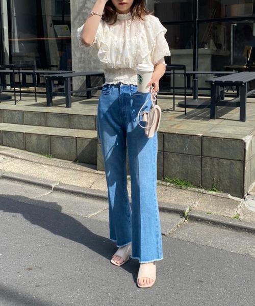 one after another NICE CLAUP（ワンアフターアナザーナイスクラップ）の「前後2WAYボウタイブラウス（シャツ/ブラウス・レディース・オフホワイト/ホワイト/ホワイト系その他・FREE）」の10枚目の写真