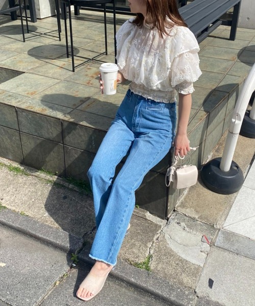 one after another NICE CLAUP（ワンアフターアナザーナイスクラップ）の「前後2WAYボウタイブラウス（シャツ/ブラウス・レディース・オフホワイト/ホワイト/ホワイト系その他・FREE）」の19枚目の写真