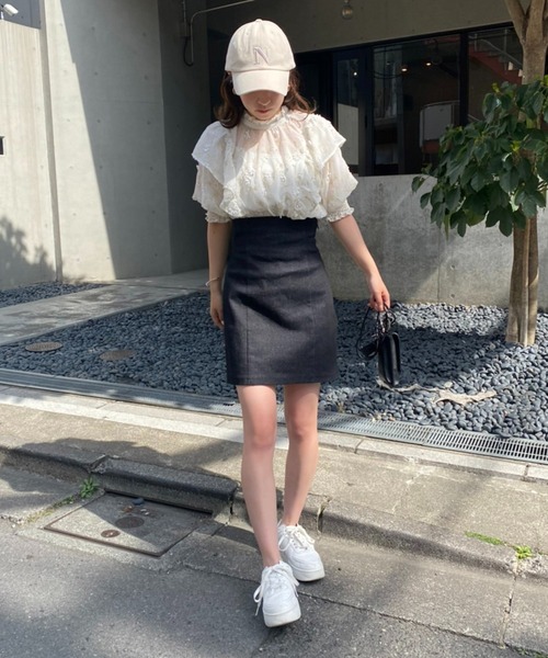 one after another NICE CLAUP（ワンアフターアナザーナイスクラップ）の「前後2WAYボウタイブラウス（シャツ/ブラウス・レディース・オフホワイト/ホワイト/ホワイト系その他・FREE）」の17枚目の写真