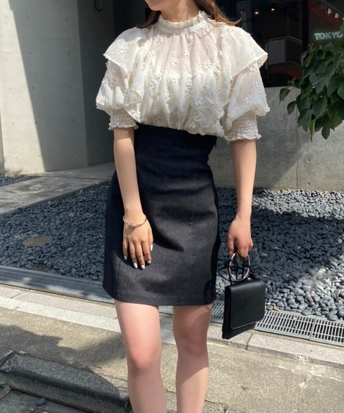 one after another NICE CLAUP（ワンアフターアナザーナイスクラップ）の「前後2WAYボウタイブラウス（シャツ/ブラウス・レディース・オフホワイト/ホワイト/ホワイト系その他・FREE）」の13枚目の写真