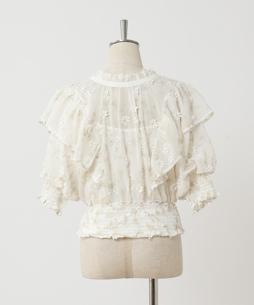 one after another NICE CLAUP（ワンアフターアナザーナイスクラップ）の「前後2WAYボウタイブラウス（シャツ/ブラウス・レディース・オフホワイト/ホワイト/ホワイト系その他・FREE）」の15枚目の写真