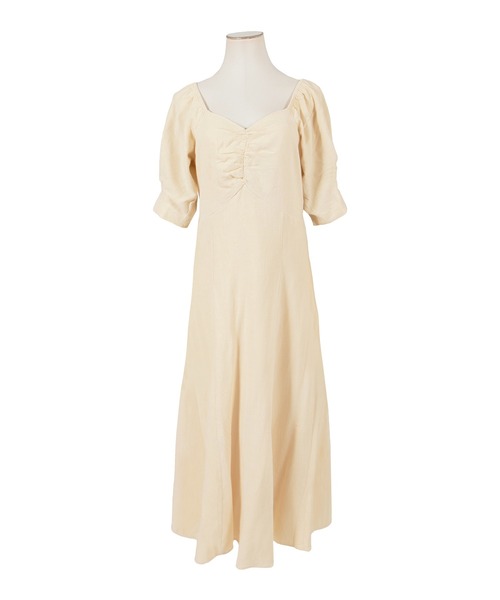Julia Boutique(ジュリアブティック)の「2wayショルダーリネンマキシ丈ワンピース/22118(ワンピース・レディース・ブラック/ベージュ/ピンク・ONE)」の19枚目の写真