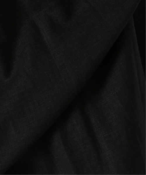 JOURNAL STANDARD relume（ジャーナルスタンダード　レリューム）の「《WEB限定追加2》レーヨンリネンピンタックフレンチスリーブワンピース（ワンピース・レディース・ブラック/ブルー・FREE）」の12枚目の写真