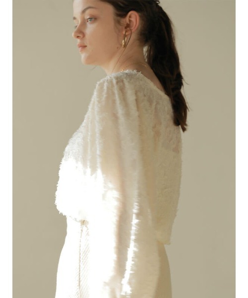 ACYM（アシーム）の「Flower lace ブラウス（シャツ/ブラウス・レディース・ブラック/アイボリー・FREE）」の5枚目の写真