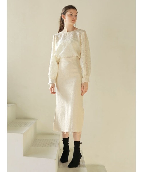 ACYM（アシーム）の「Flower lace ブラウス（シャツ/ブラウス・レディース・ブラック/アイボリー・FREE）」の15枚目の写真